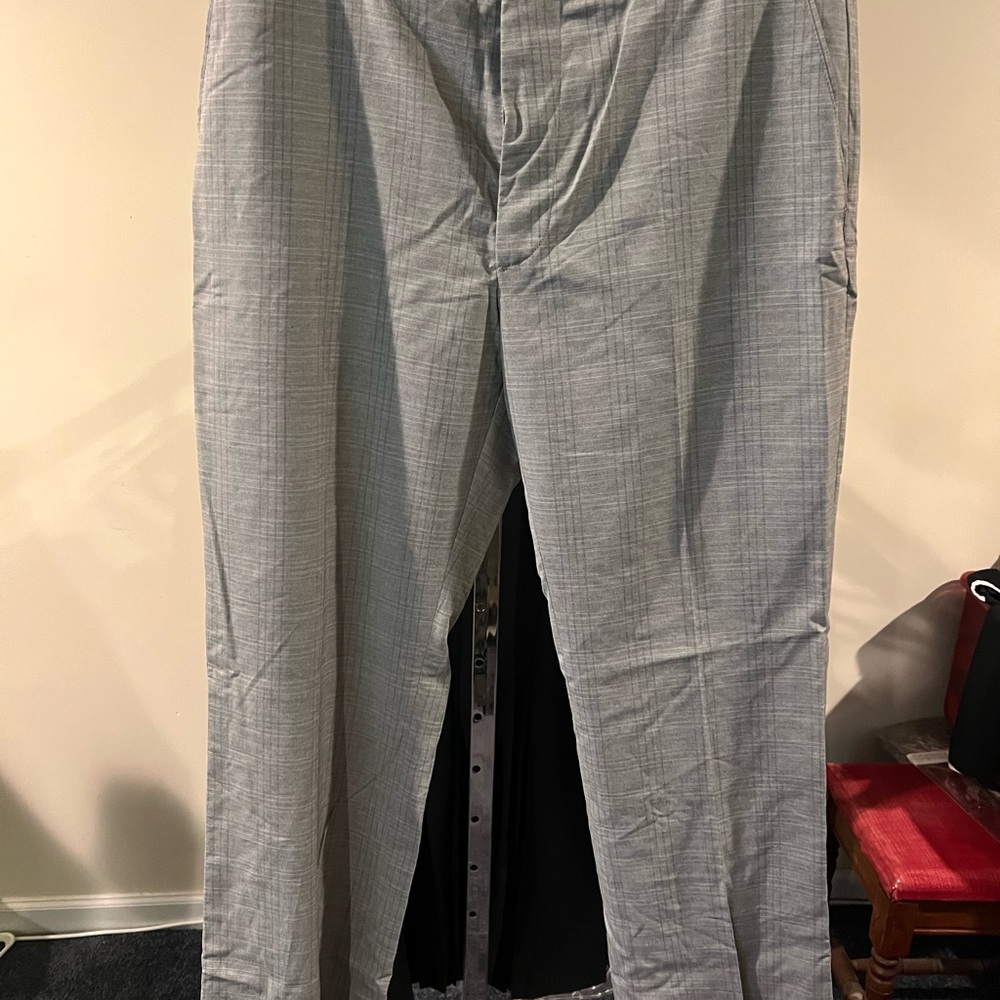 Banana Republic Gray Dress Pants Classic Straight-Leg